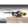 Her ser du Omega Bronze/Gold tonearm 12" fra Helius Designs